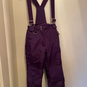 EUC Weatherproof brand girls 7/8 purple Ready for snow and winter outdoor play!